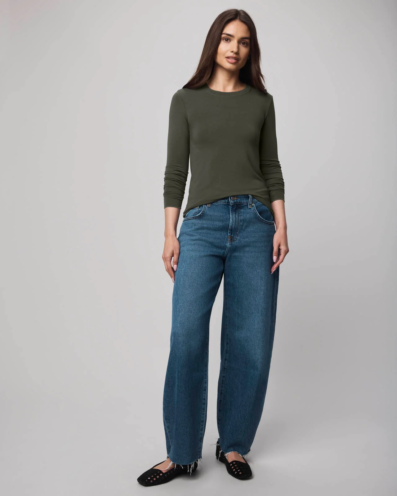Bamboo Blend Long Sleeve Tee - Image 12