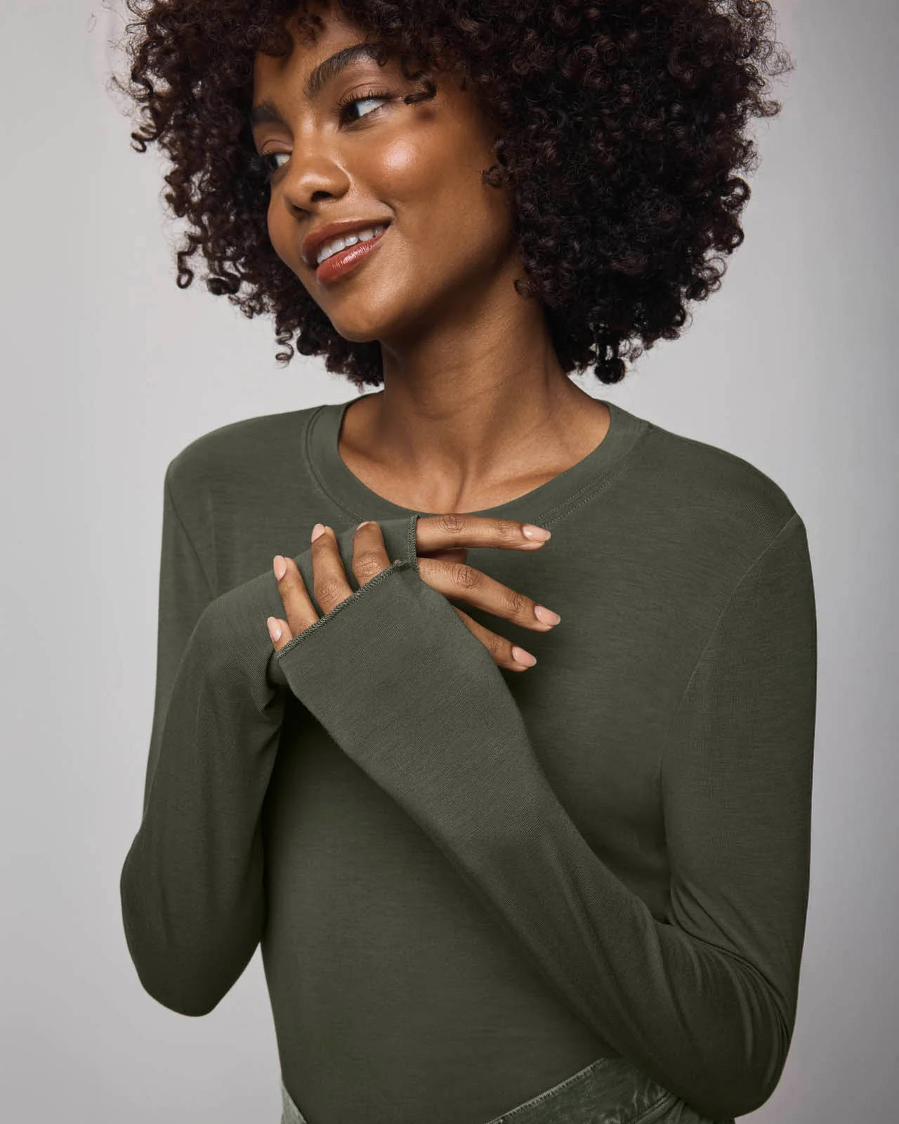 Bamboo Blend Long Sleeve Tee - Image 19