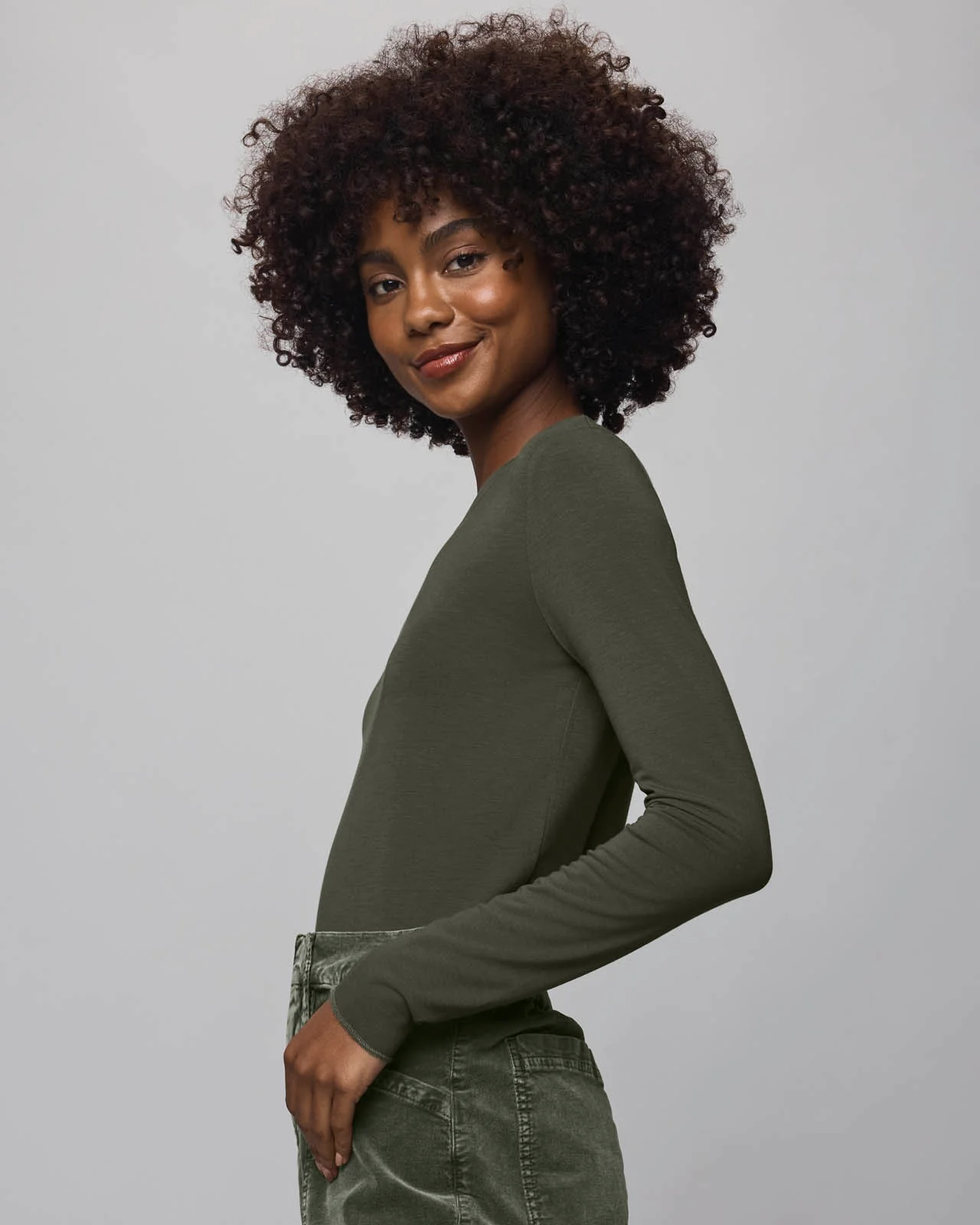 Bamboo Blend Long Sleeve Tee - Image 20