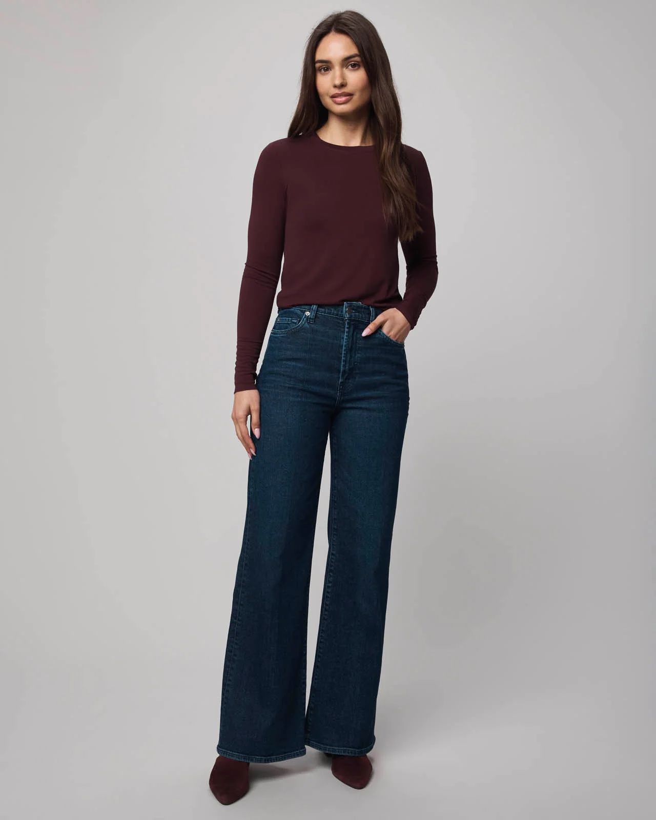 Bamboo Blend Long Sleeve Tee - Image 42