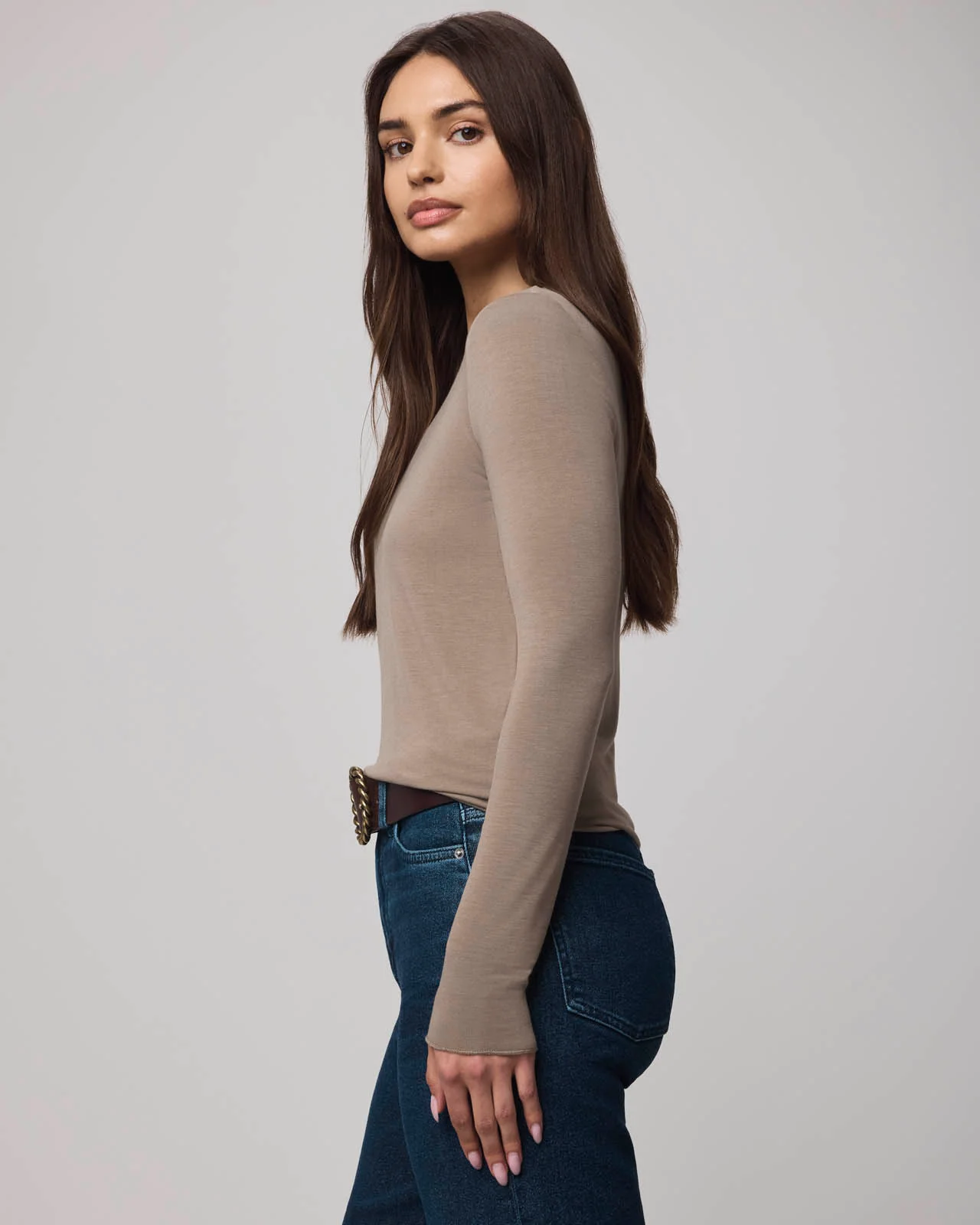 Bamboo Blend Long Sleeve Tee - Image 47