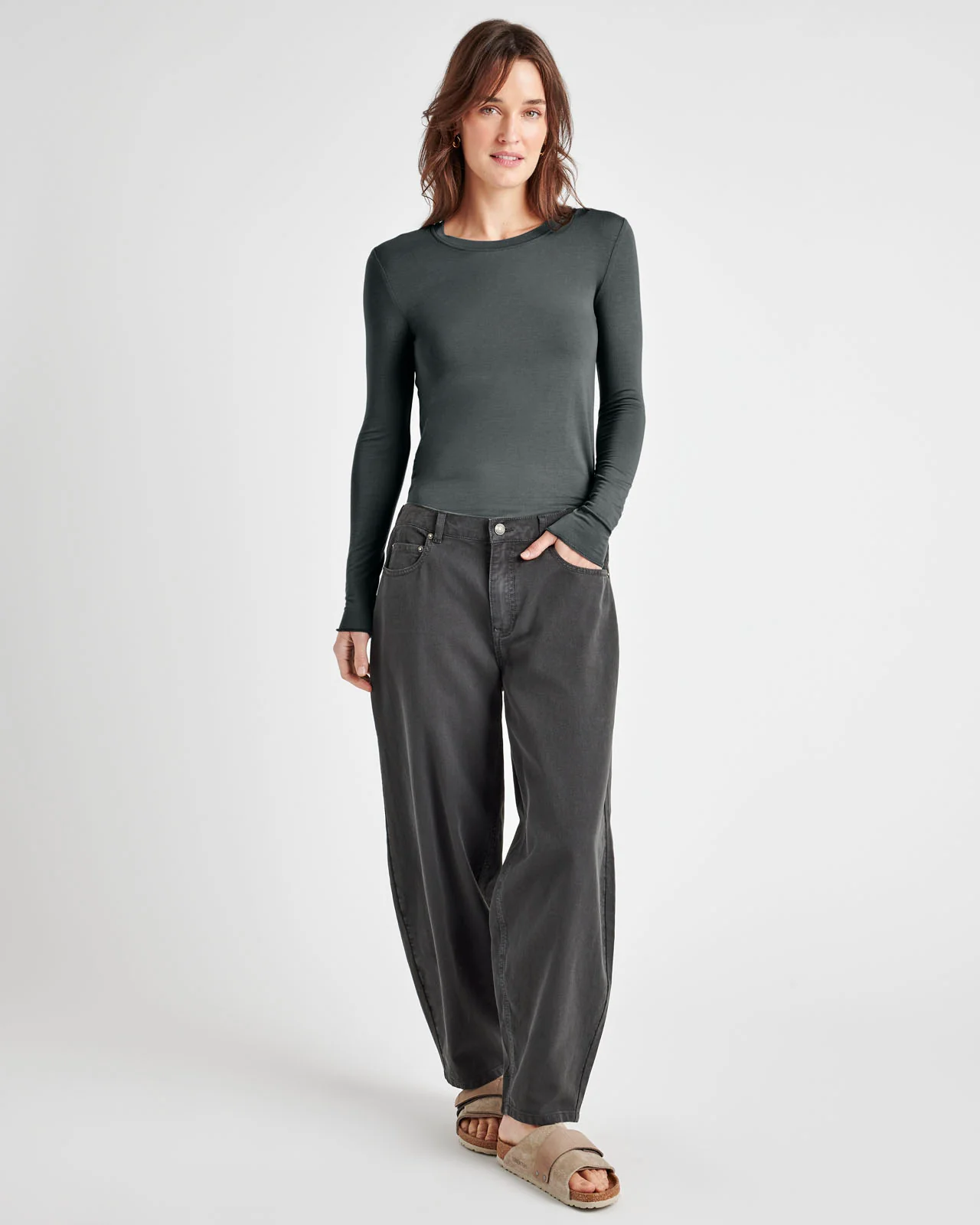 Bamboo Blend Long Sleeve Tee - Image 52