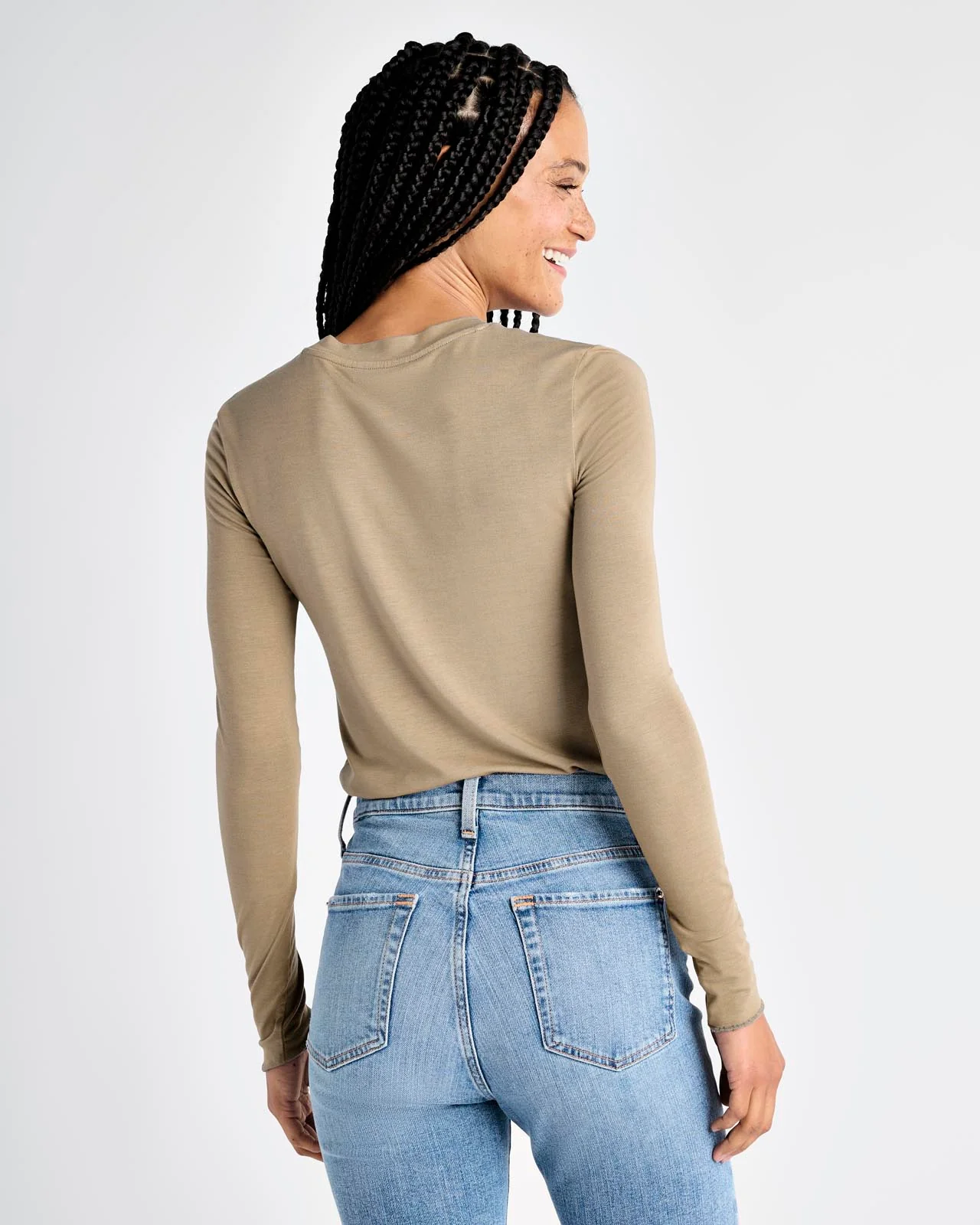 Bamboo Blend Long Sleeve Tee - Image 60