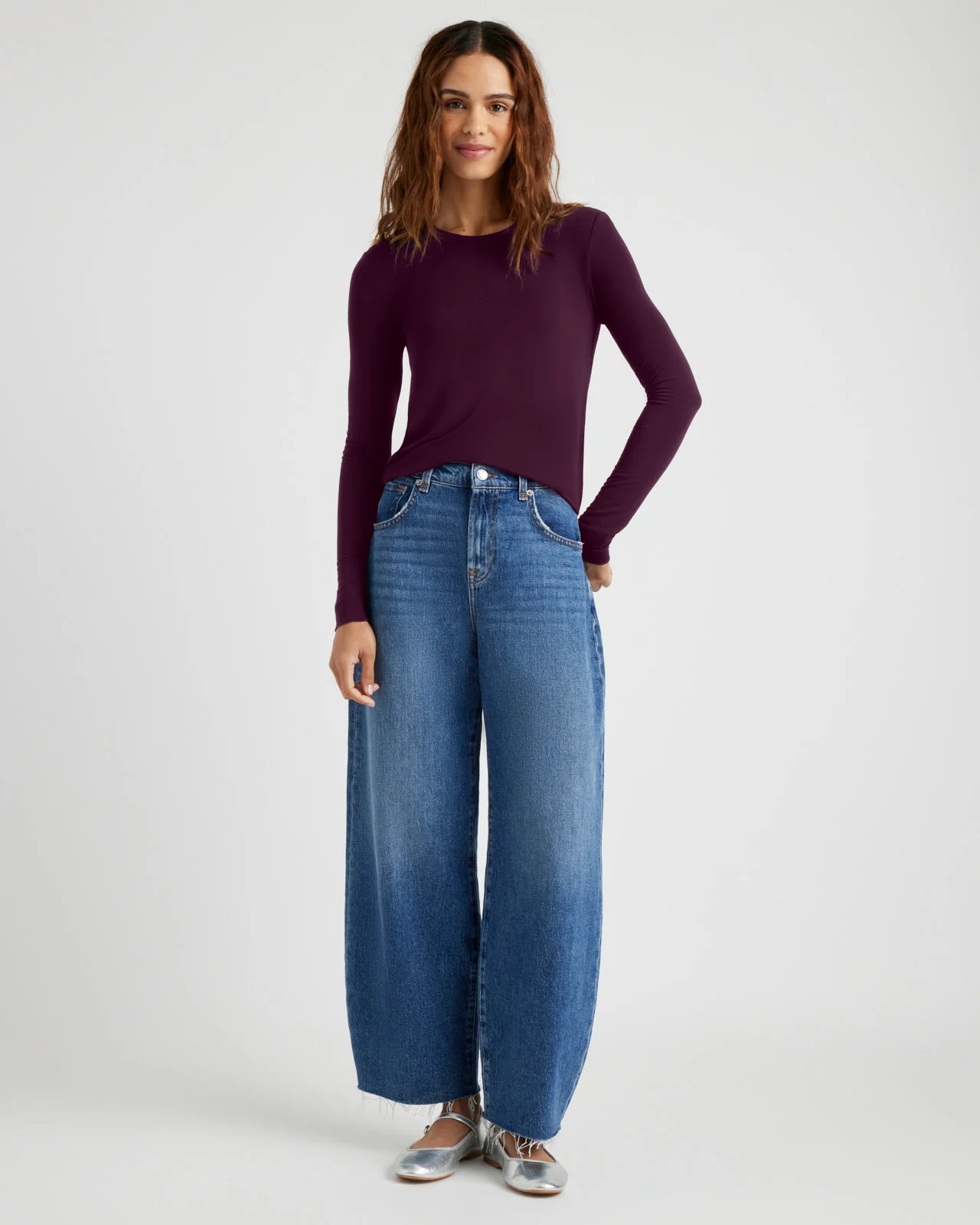 Bamboo Blend Long Sleeve Tee - Image 62
