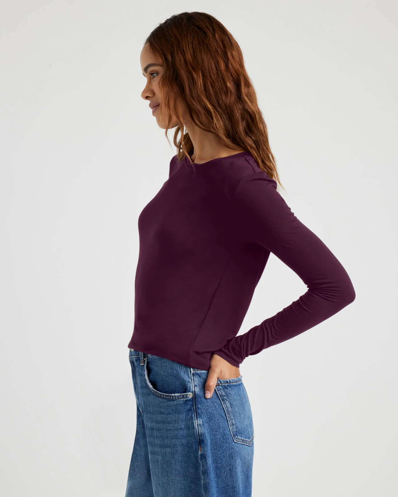 Bamboo Blend Long Sleeve Tee - Image 65