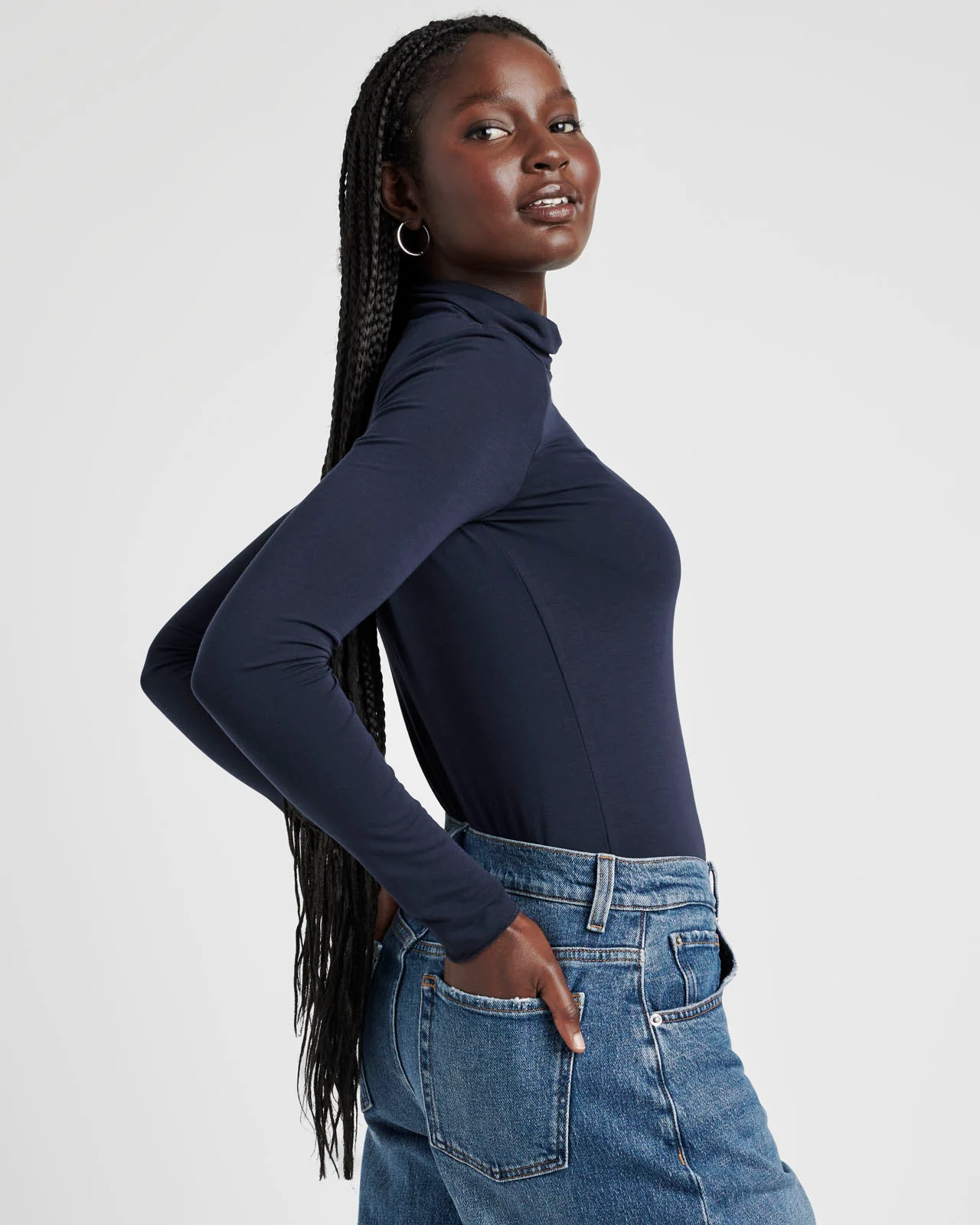 Bamboo Blend Long Sleeve Turtleneck - Image 20