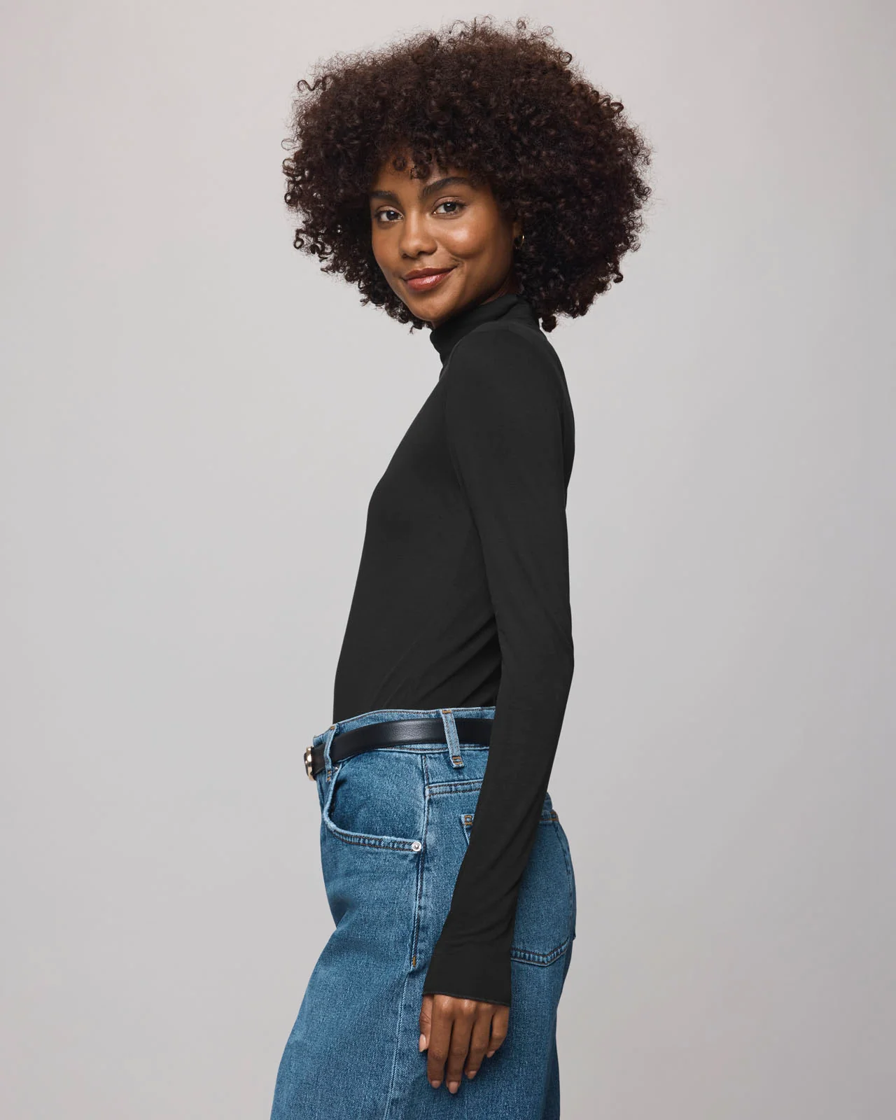 Bamboo Blend Long Sleeve Turtleneck - Image 30