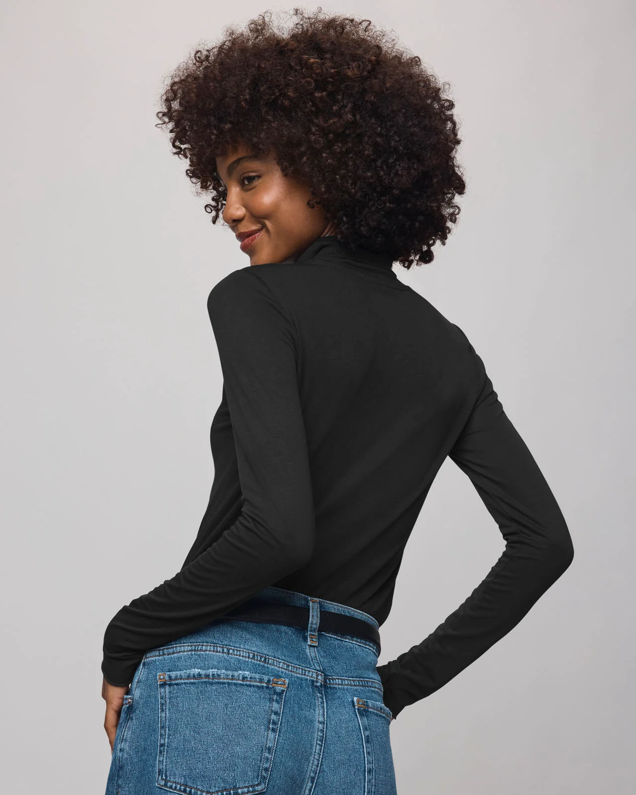 Bamboo Blend Long Sleeve Turtleneck - Image 31