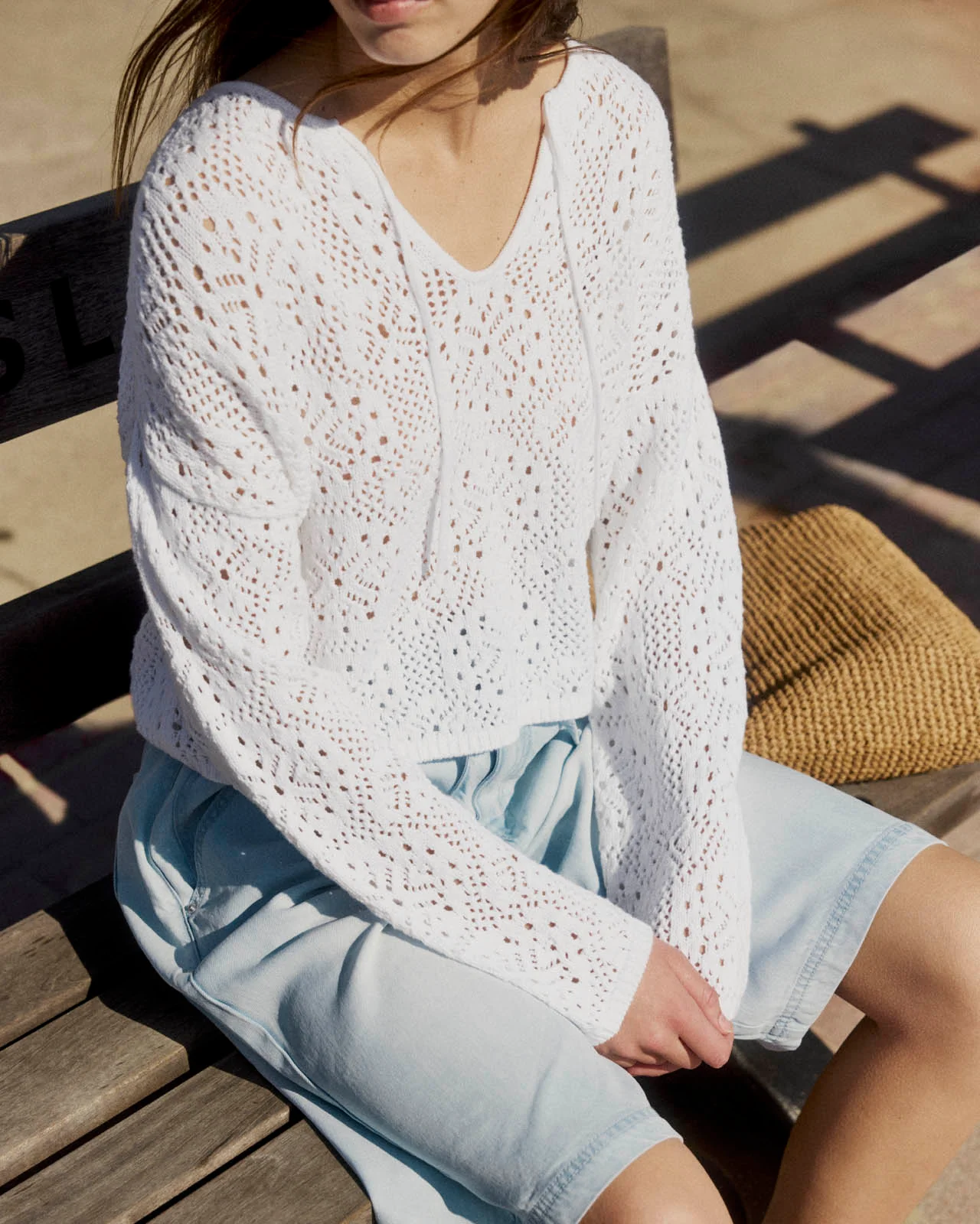 Beckham Crochet Sweater - Image 7