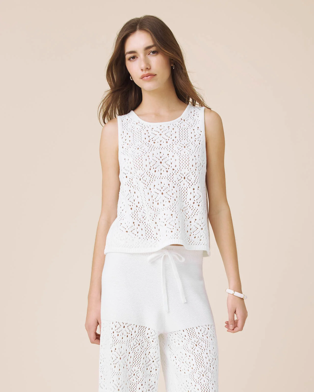 Beckham Crochet Sweater Tank - Image 2