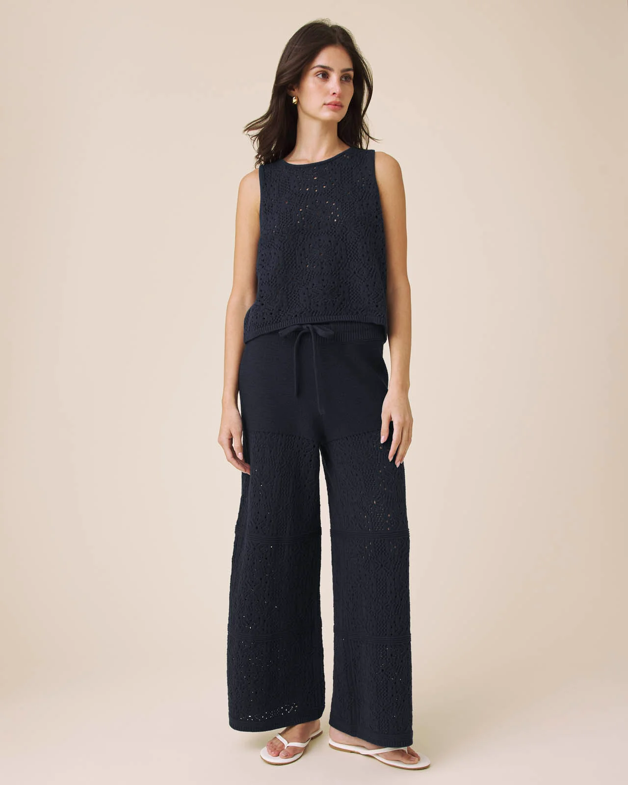 Beckham Crochet Sweater Tank - Image 3