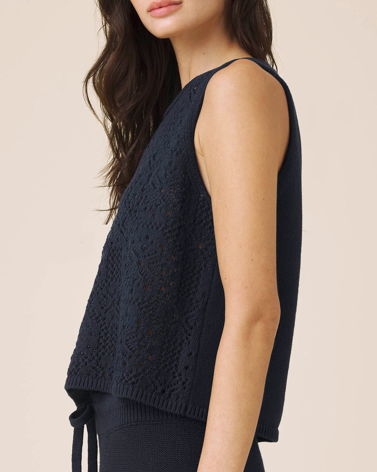Beckham Crochet Sweater Tank - Image 6