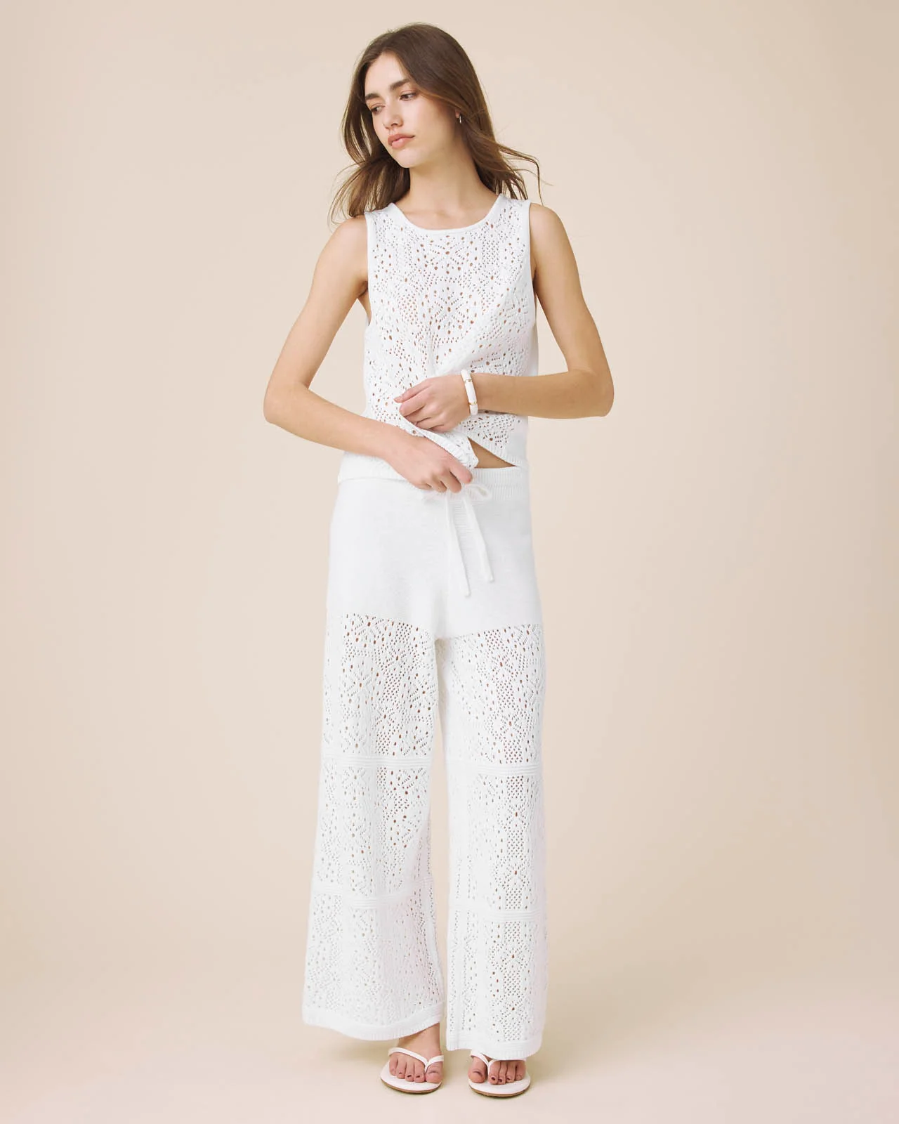 Beckham Crochet Sweater Tank - Image 7