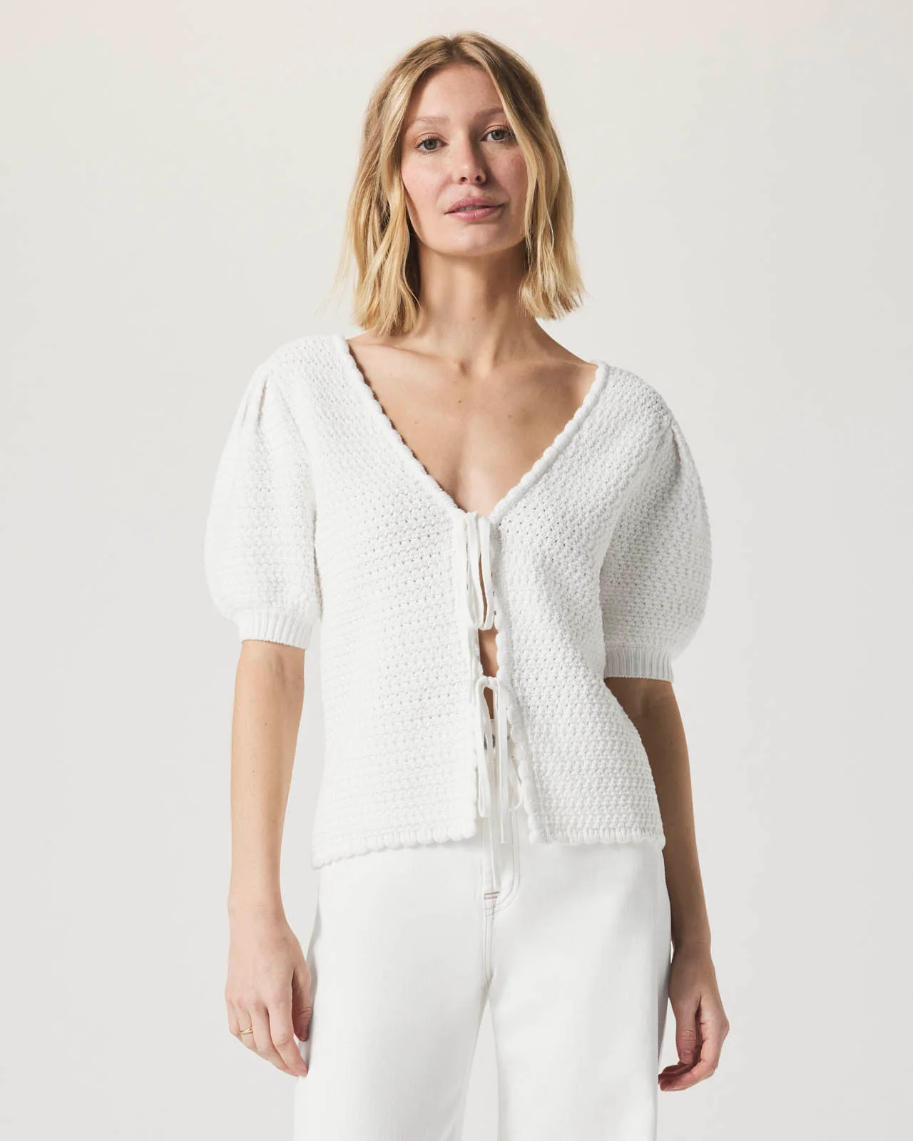 Beverley Tie-Front Sweater - Image 10
