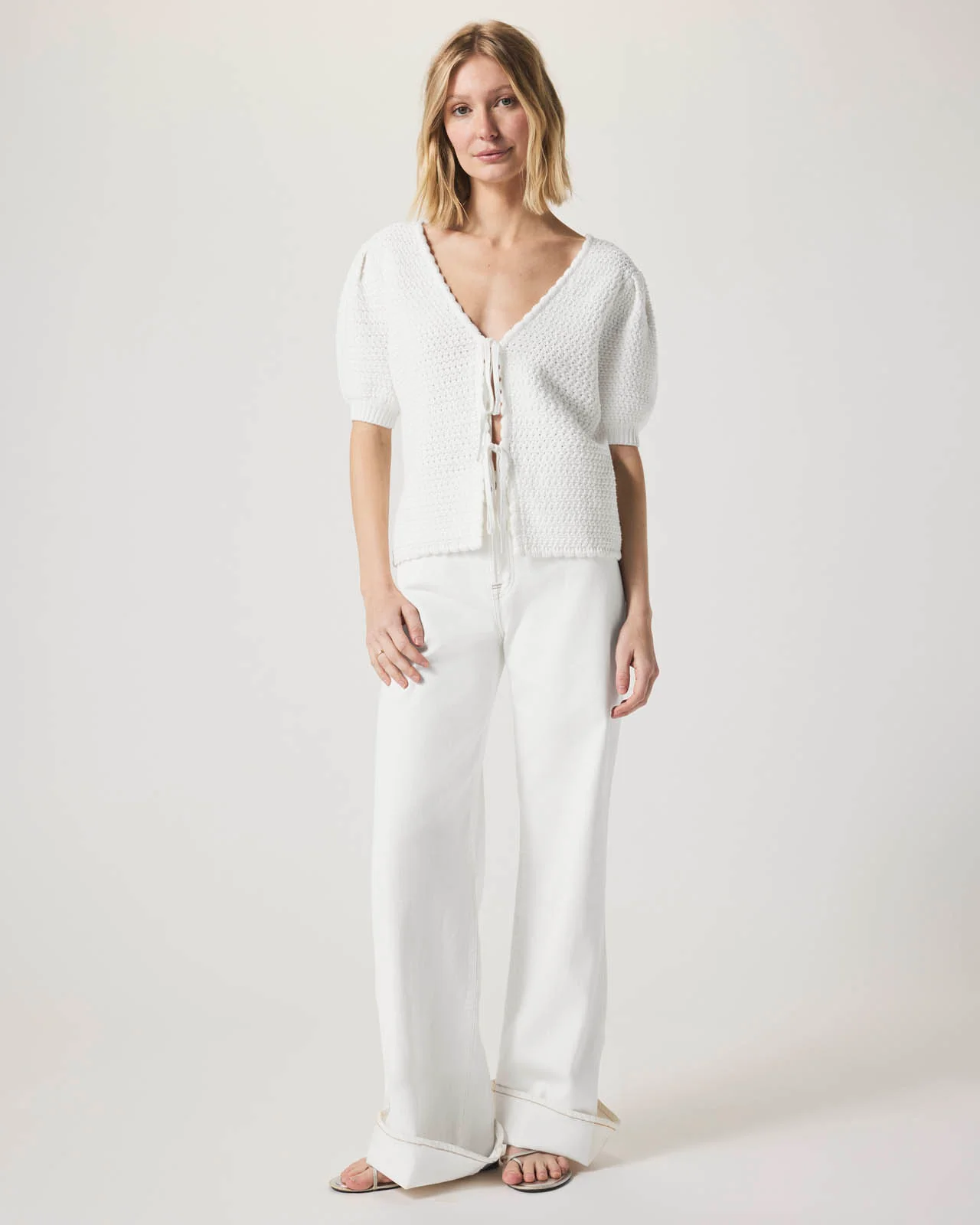 Beverley Tie-Front Sweater - Image 11