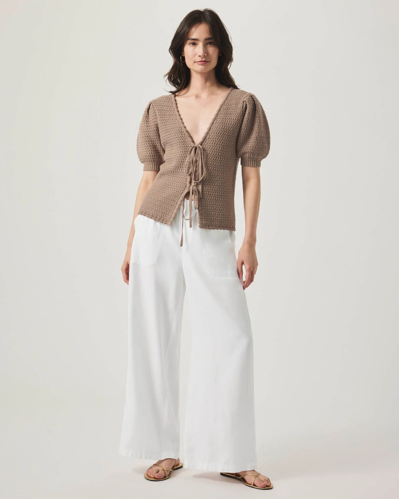 Beverley Tie-Front Sweater - Image 3