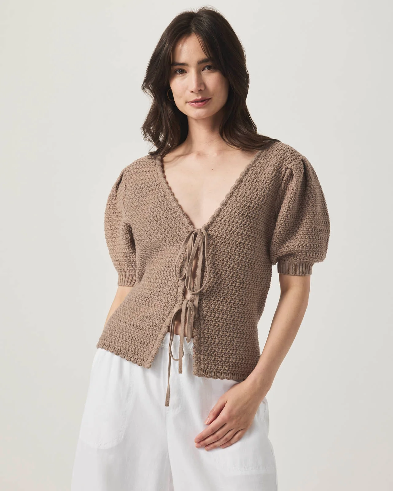 Beverley Tie-Front Sweater - Image 4