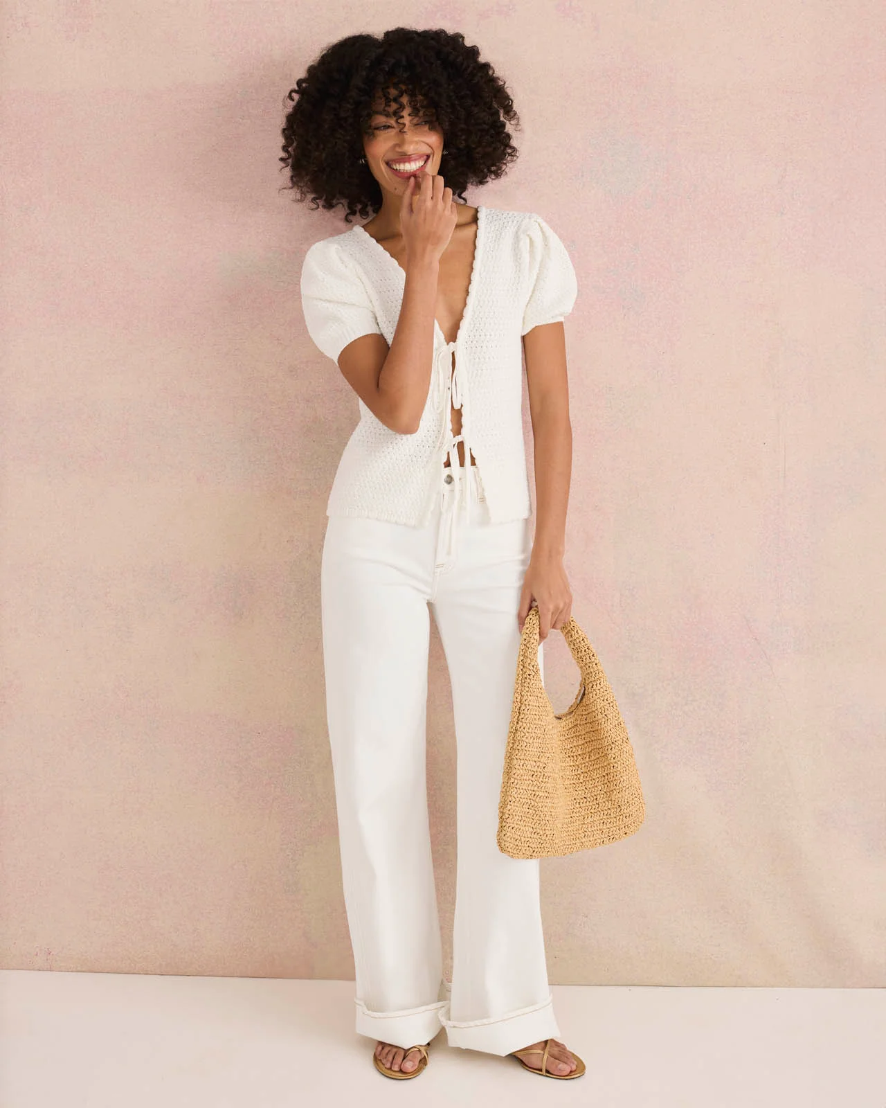 Beverley Tie-Front Sweater - Image 8