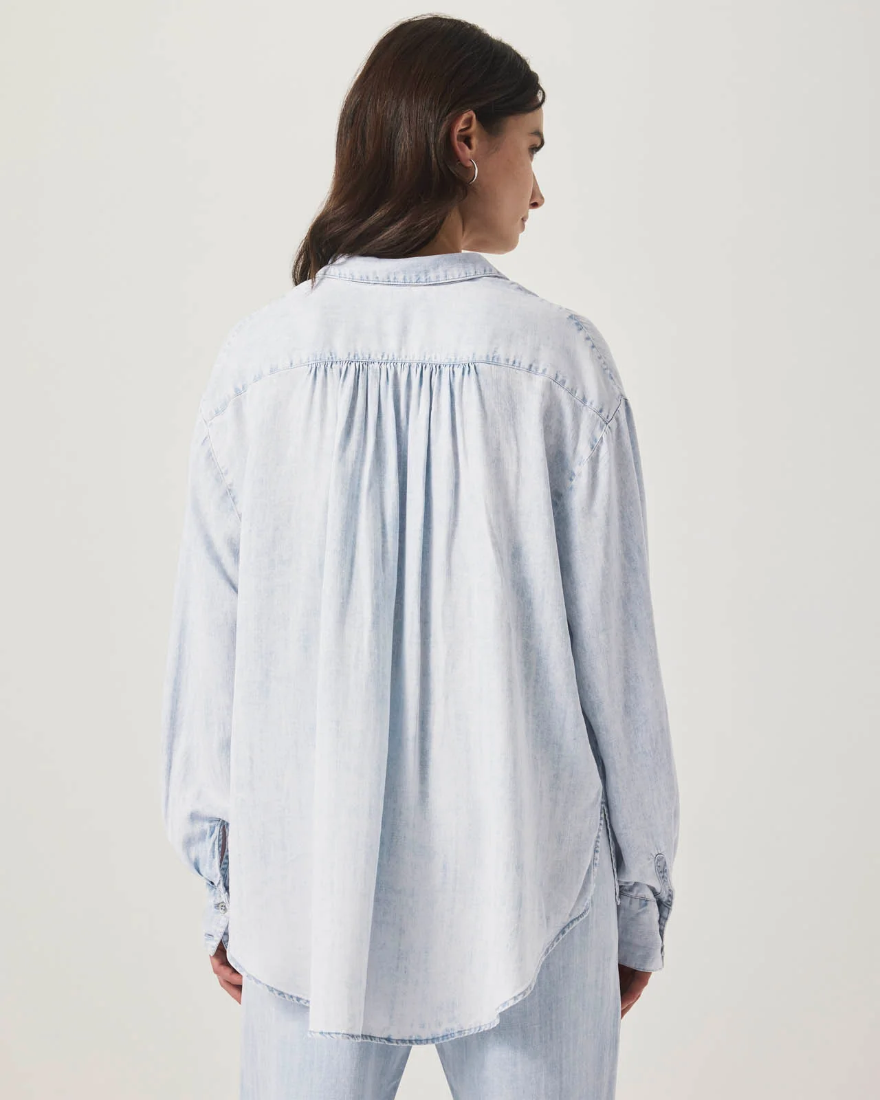 Bleached Indigo Button Down - Image 12
