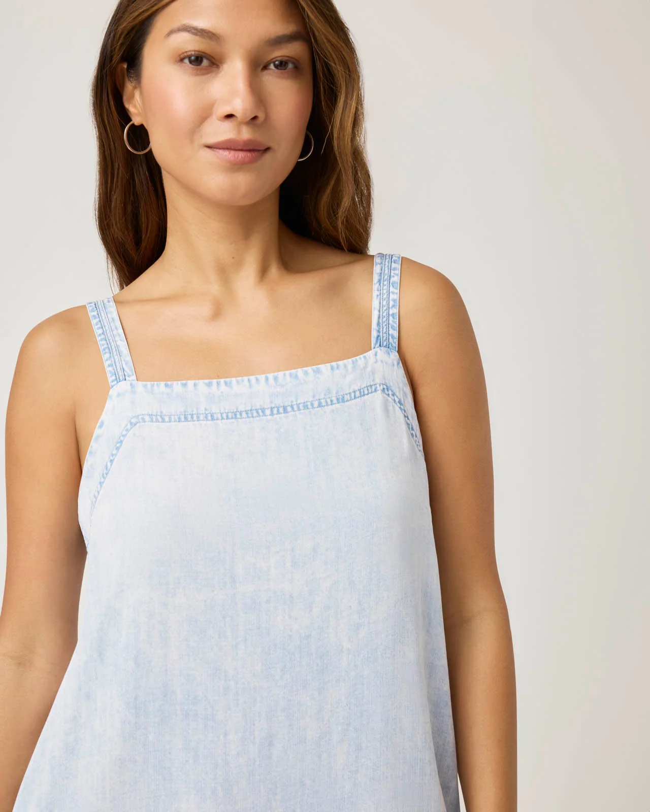 Bleached Indigo Celine Mini Dress - Image 3