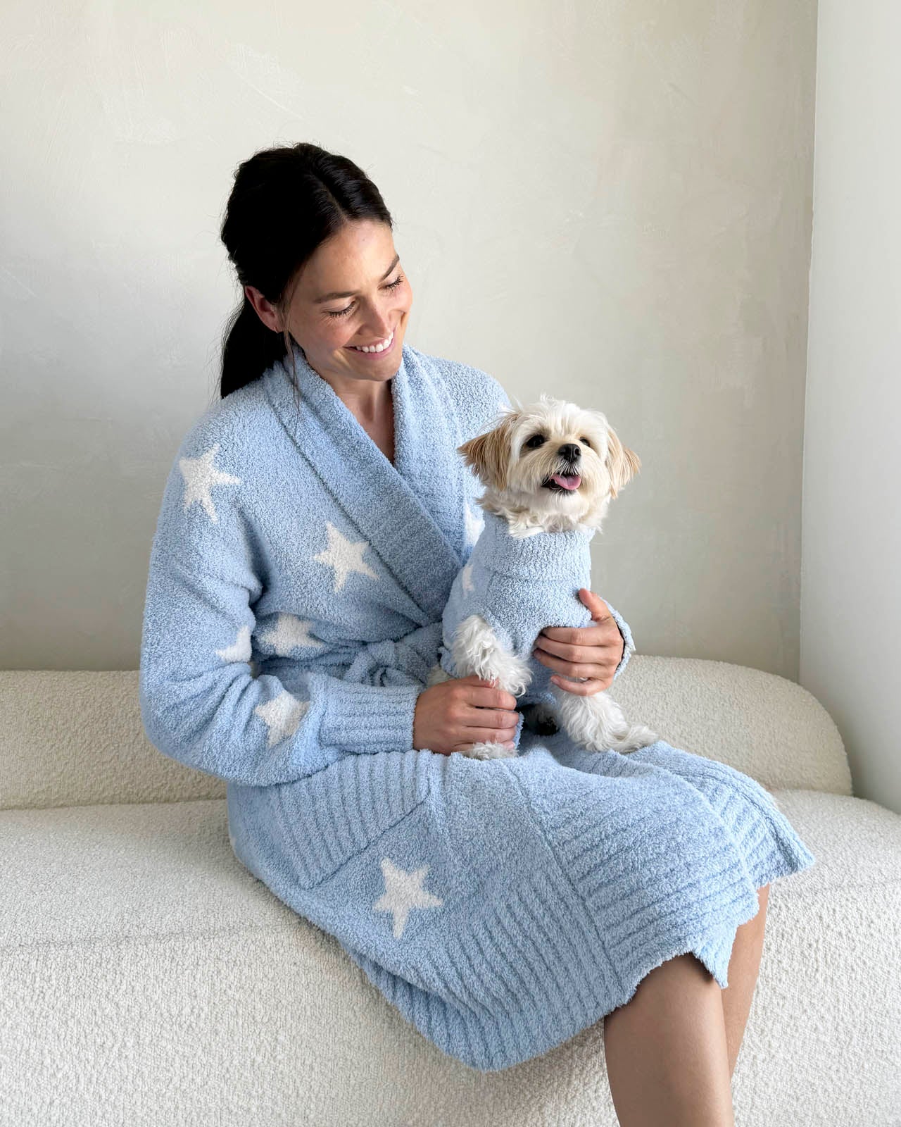Blue Star Pomona Fuzzy Robe - Image 3