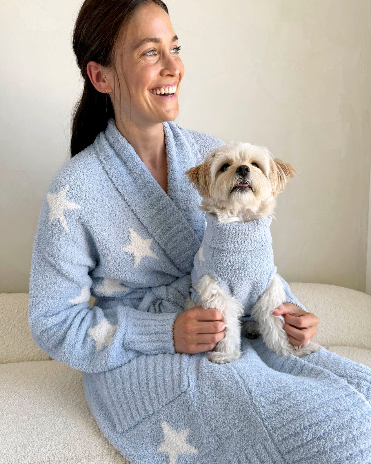 Blue Star Pomona Fuzzy Robe - Image 5