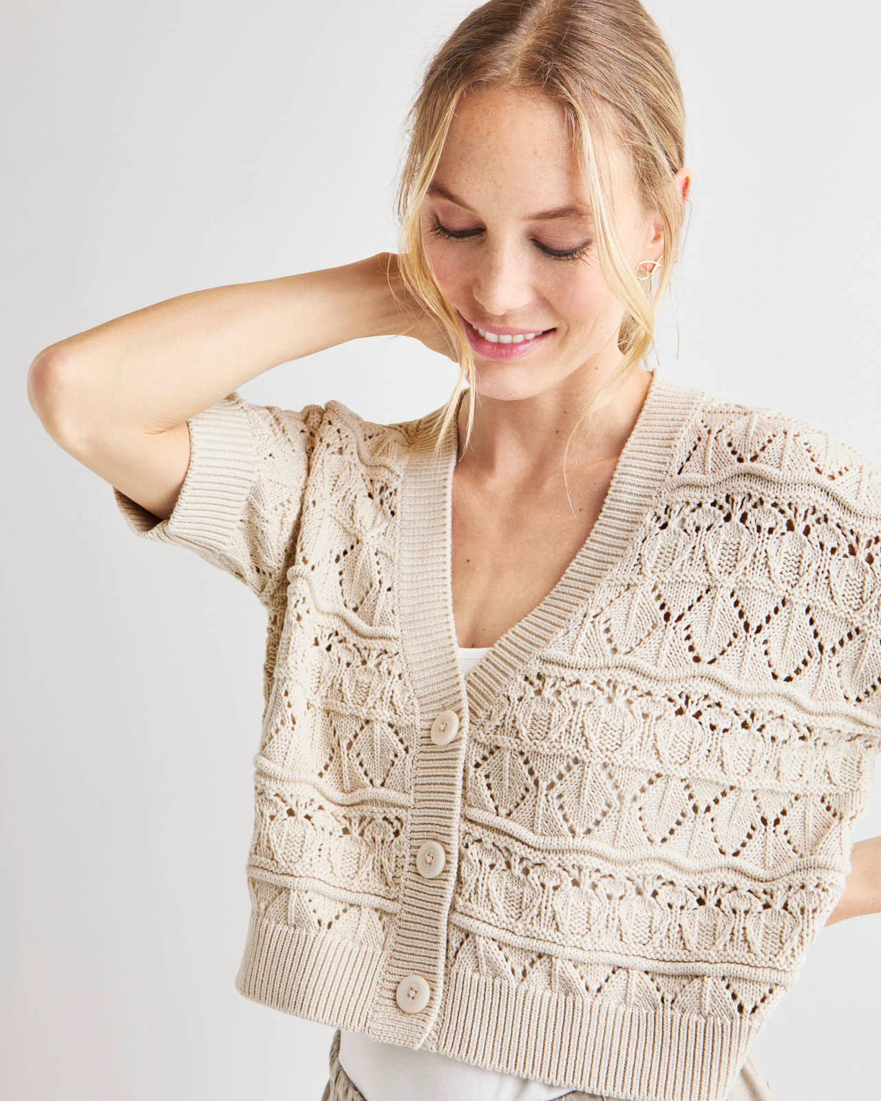 Brayden Short Sleeve Cardigan - Image 5