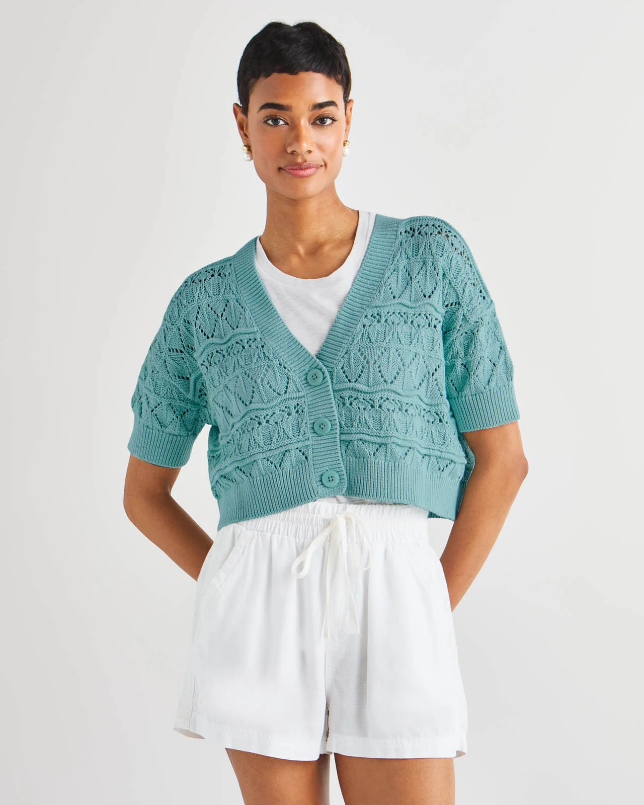 Brayden Short Sleeve Cardigan - Image 9