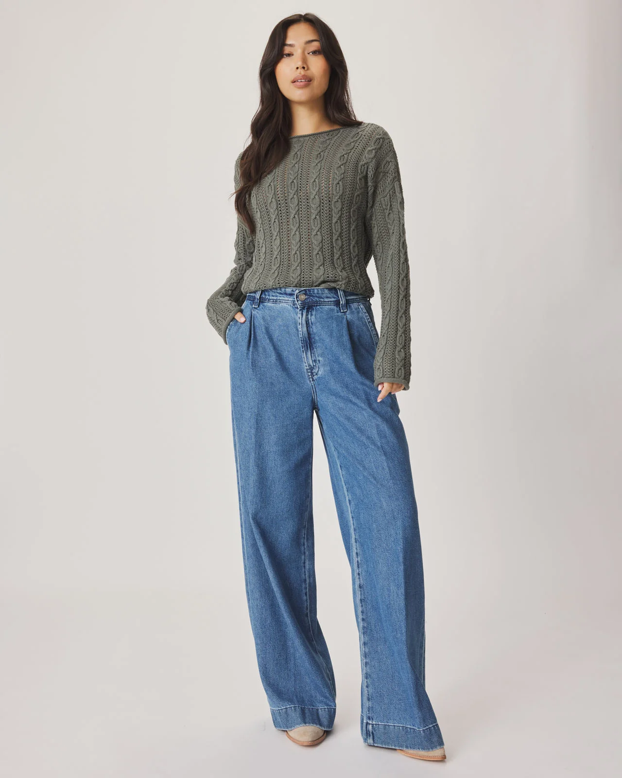 Brennan Cable Knit Sweater - Image 12