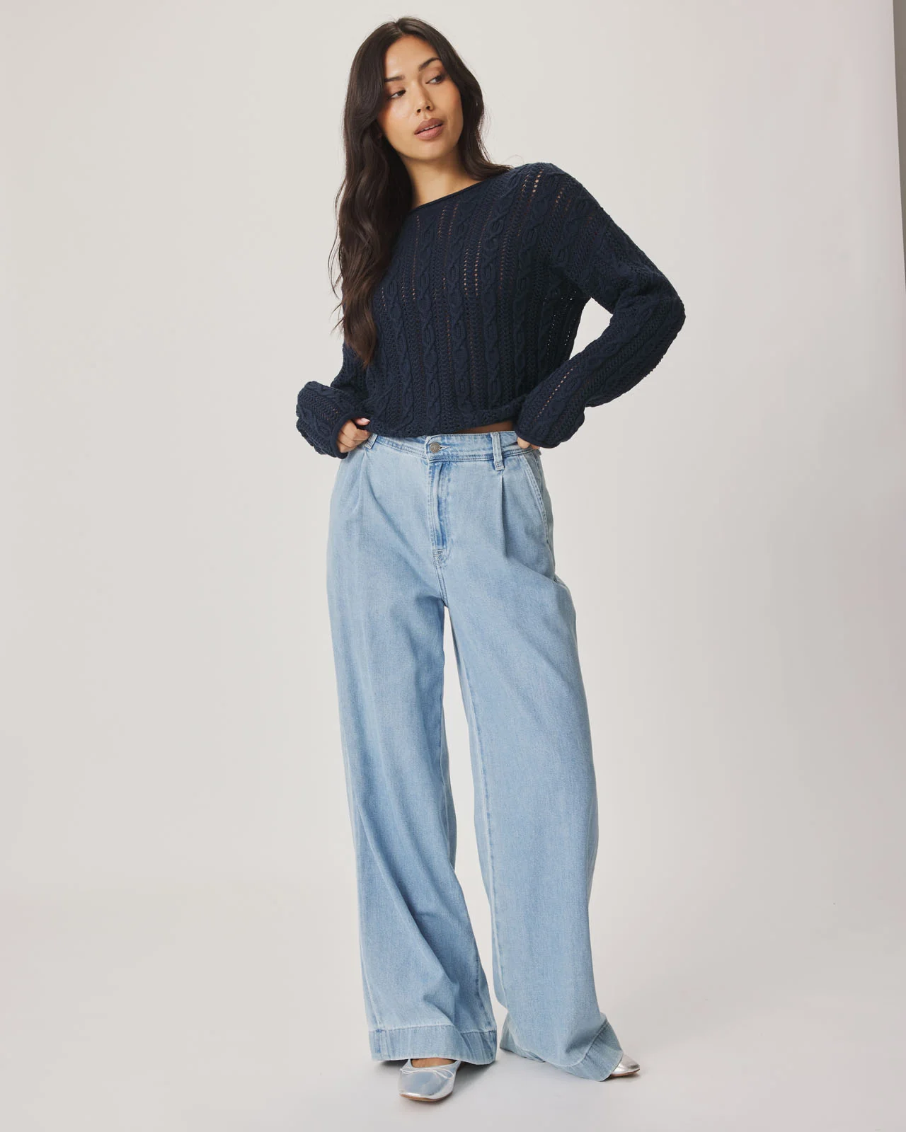 Brennan Cable Knit Sweater - Image 2