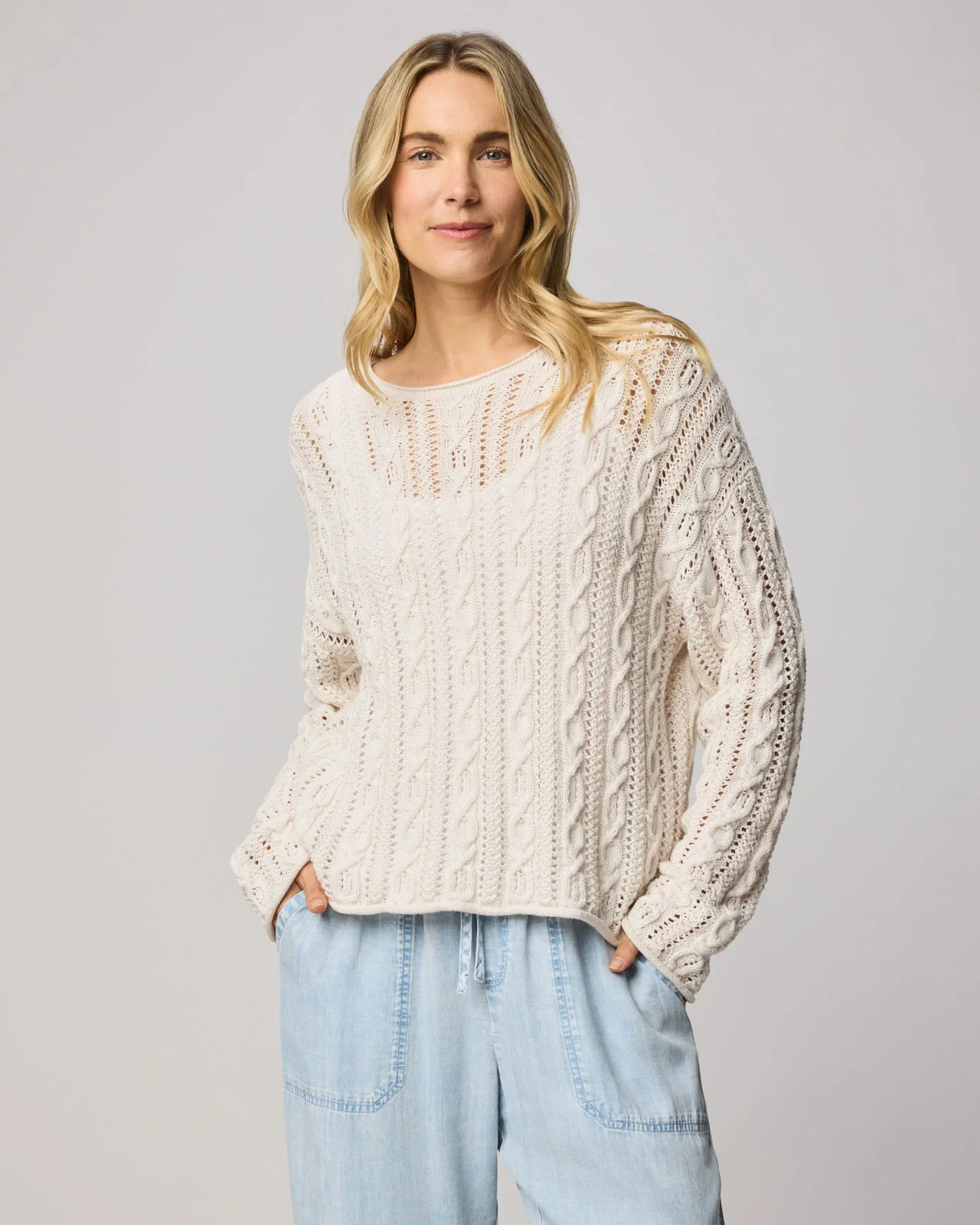 Brennan Cable Knit Sweater - Image 6