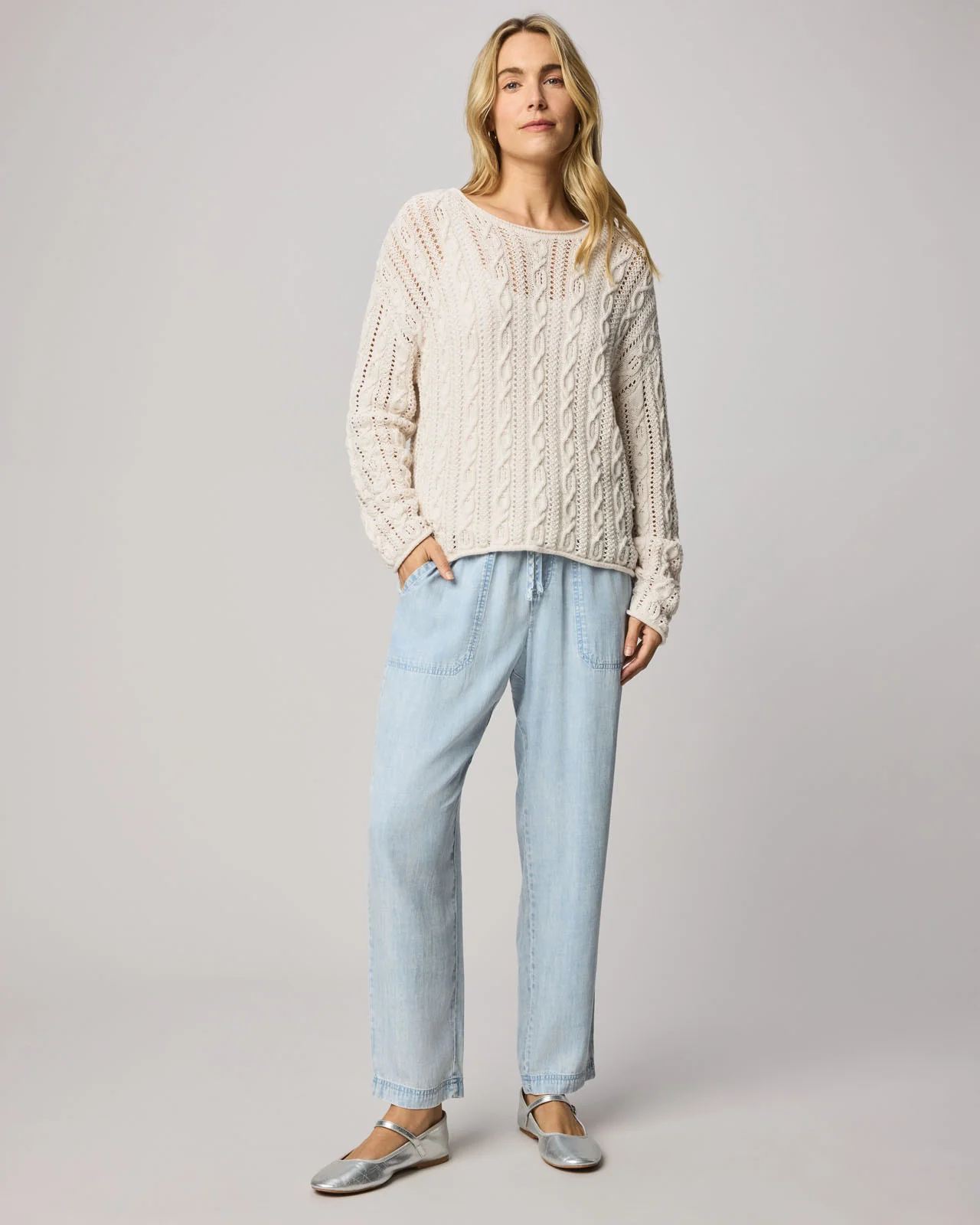 Brennan Cable Knit Sweater - Image 7
