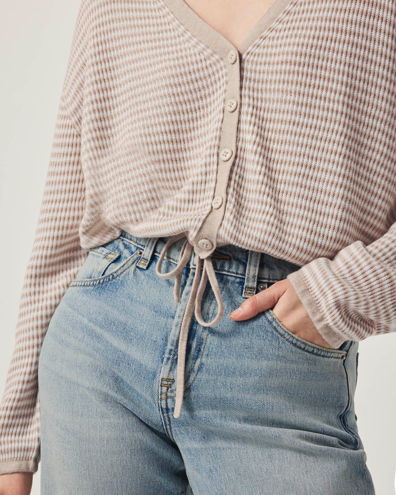 Bri Stripe Cardigan - Image 6