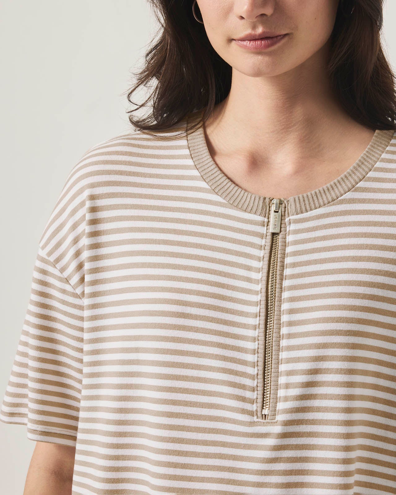 Brooke Short Sleeve Stripe Top - Image 3
