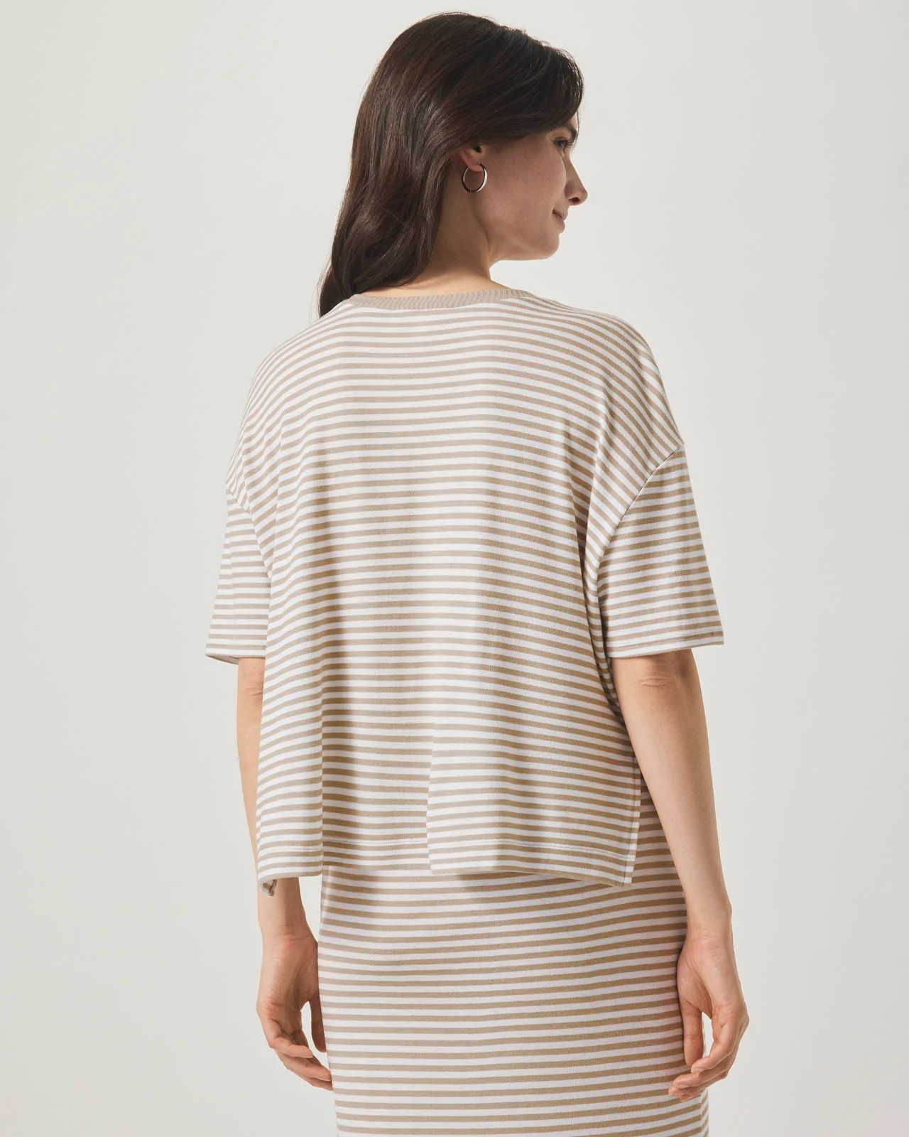 Brooke Short Sleeve Stripe Top - Image 7