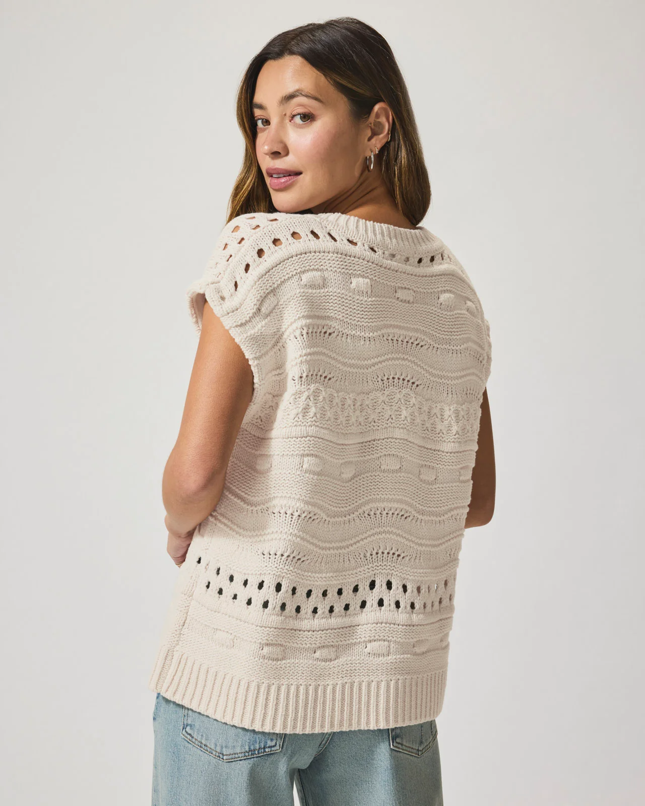 Brynna Sweater Poncho - Image 6