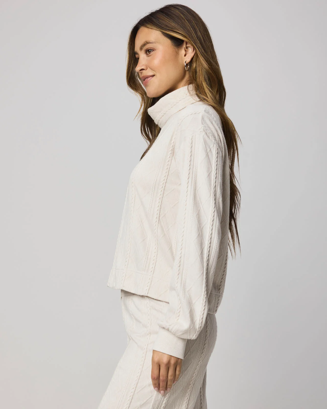 Cable Lounge Turtleneck Top - Image 16