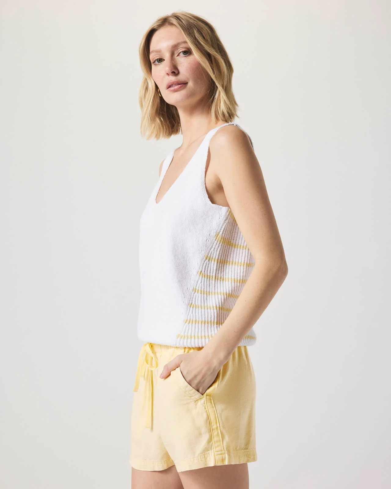 Cambell Stripe Sweater Tank - Image 10