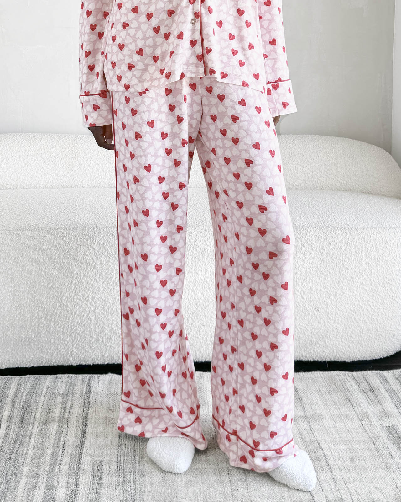 Candy Heart Flora Pillow Soft PJ Set - Image 3