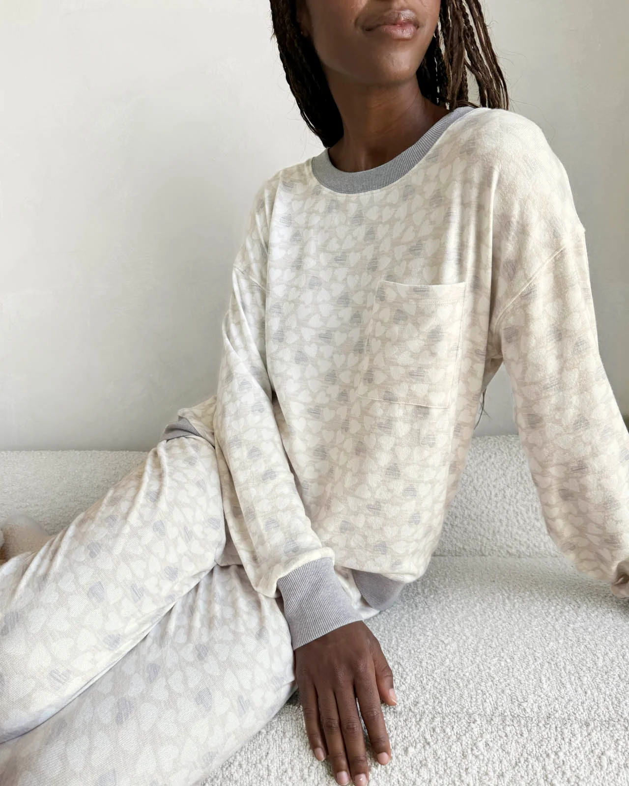 Candy Heart Marna Pillow Soft PJ Set - Image 2