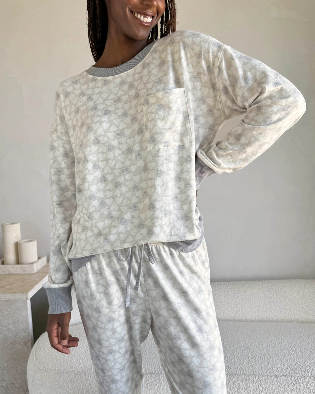 Candy Heart Marna Pillow Soft PJ Set - Image 4