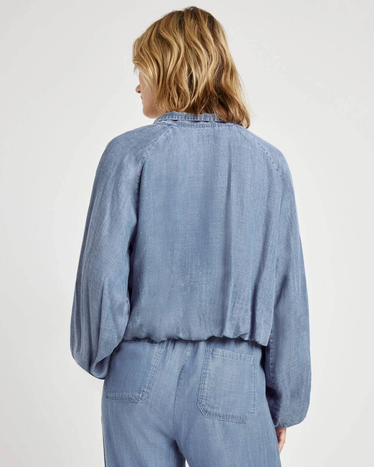 Carina Indigo Bomber Jacket - Image 3