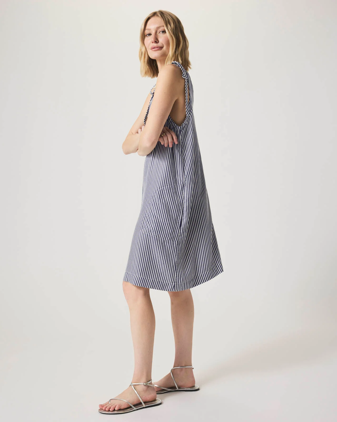 Carrie Stripe Dress - Image 4