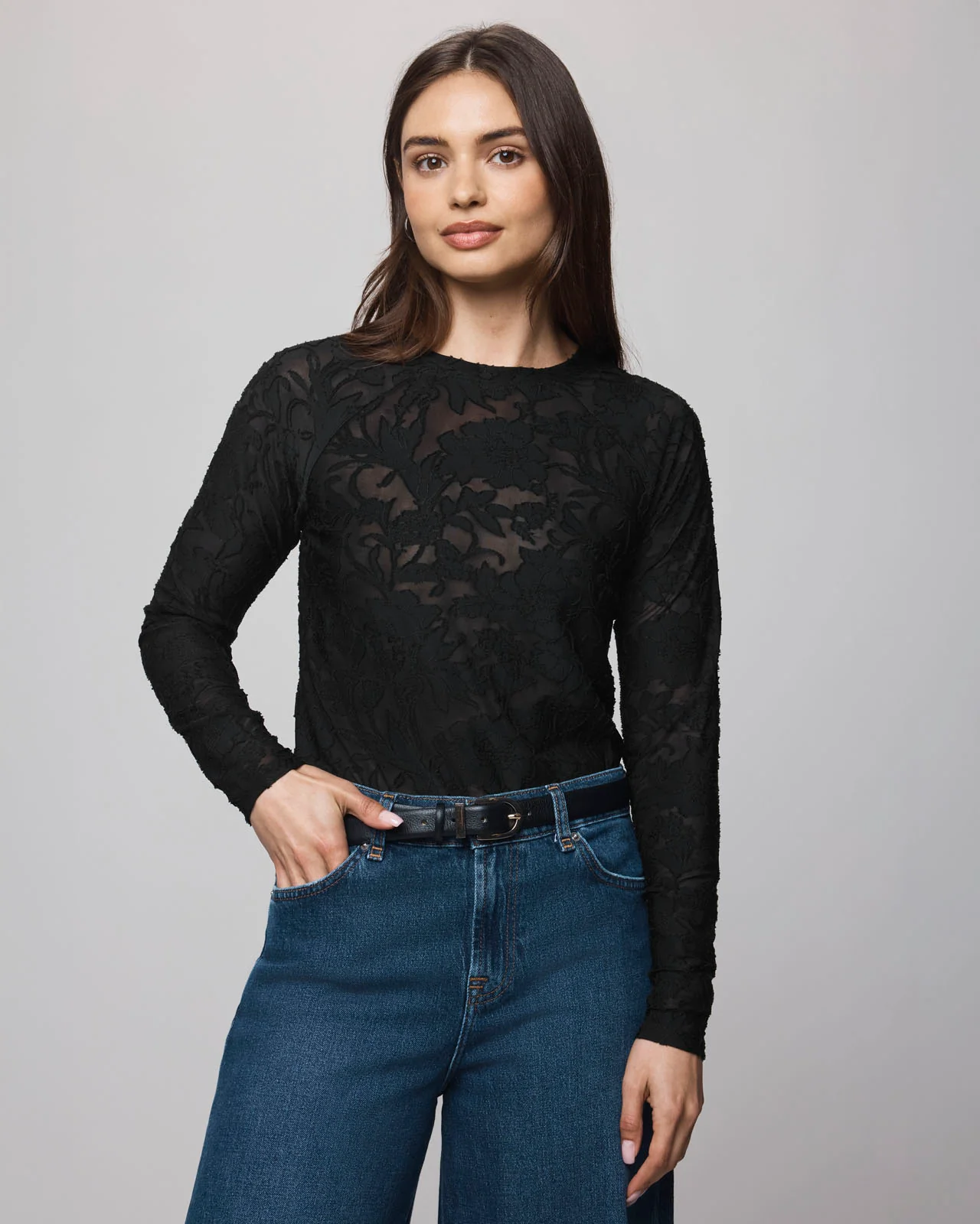 Cecelia Floral Long Sleeve Tee - Image 3