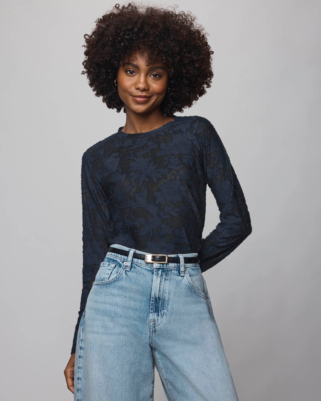 Cecelia Floral Long Sleeve Tee - Image 5