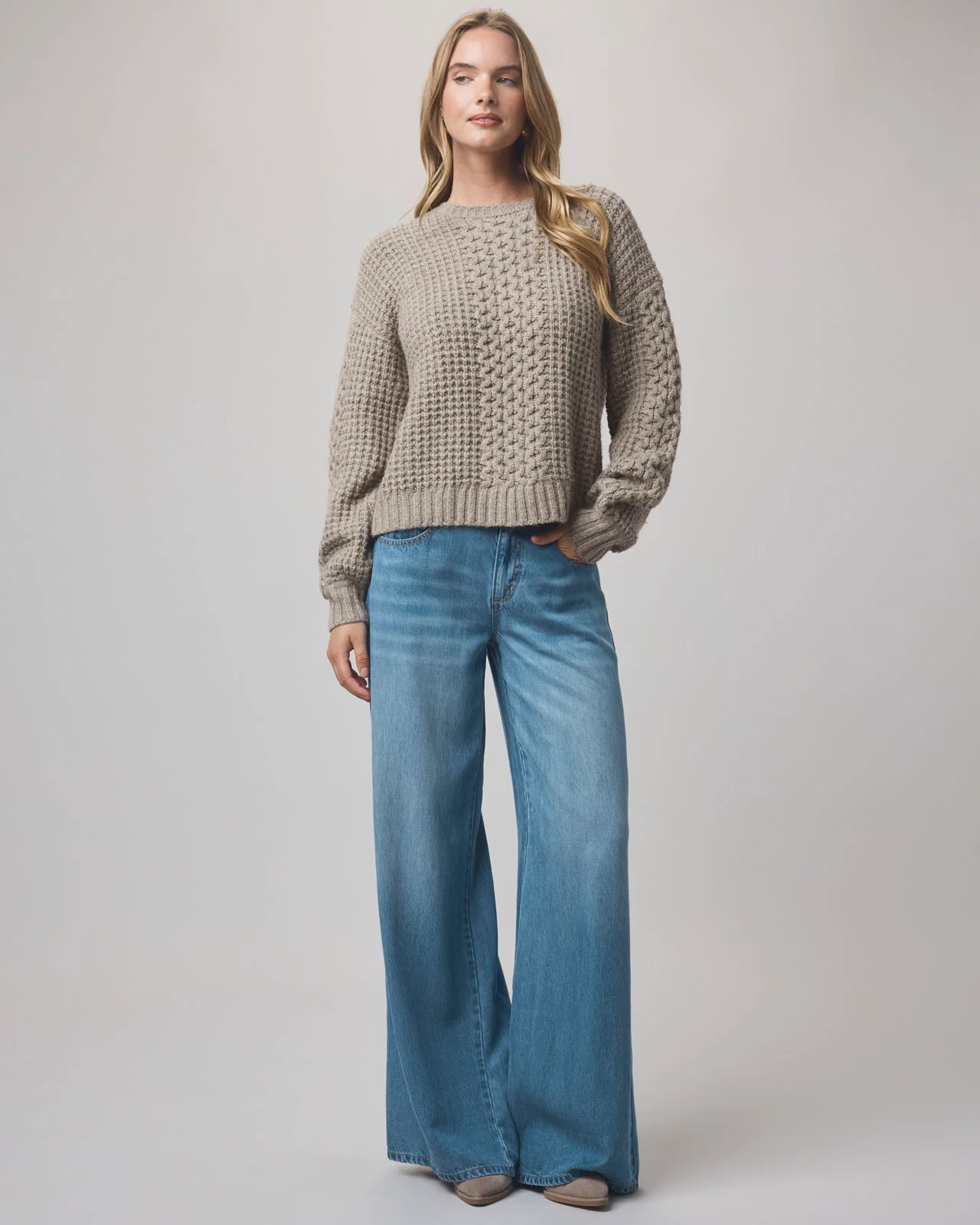 Celeste Cable Knit Sweater - Image 9