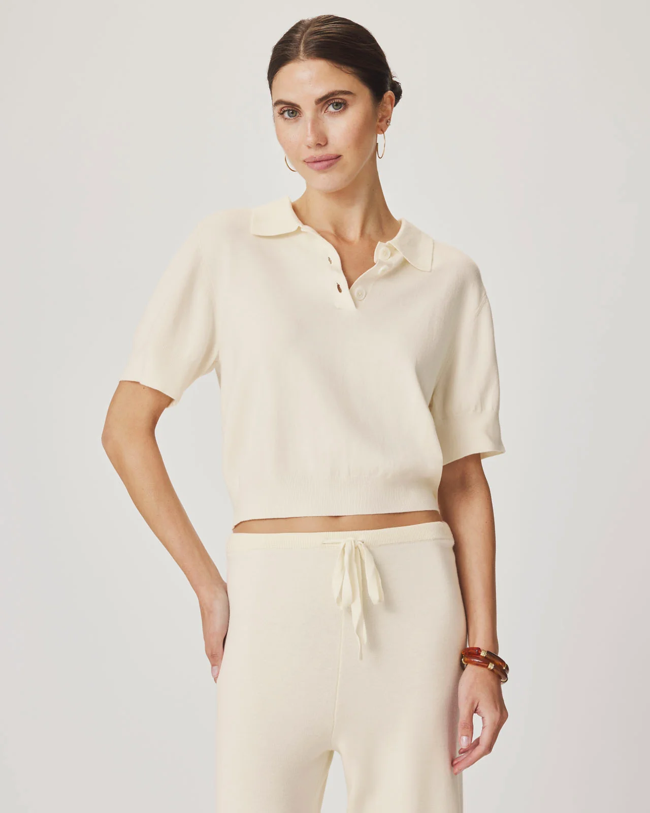 Christa Polo Short Sleeve Sweater - Image 14