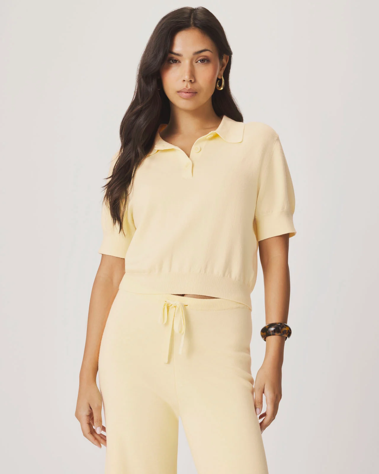 Christa Polo Short Sleeve Sweater - Image 2
