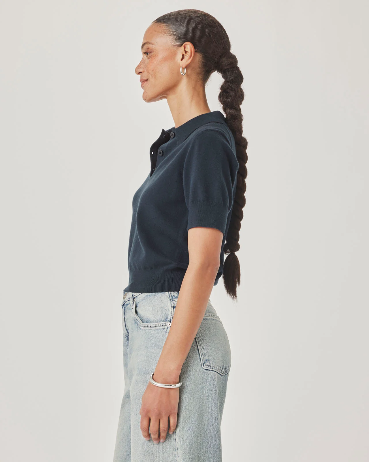 Christa Polo Short Sleeve Sweater - Image 21