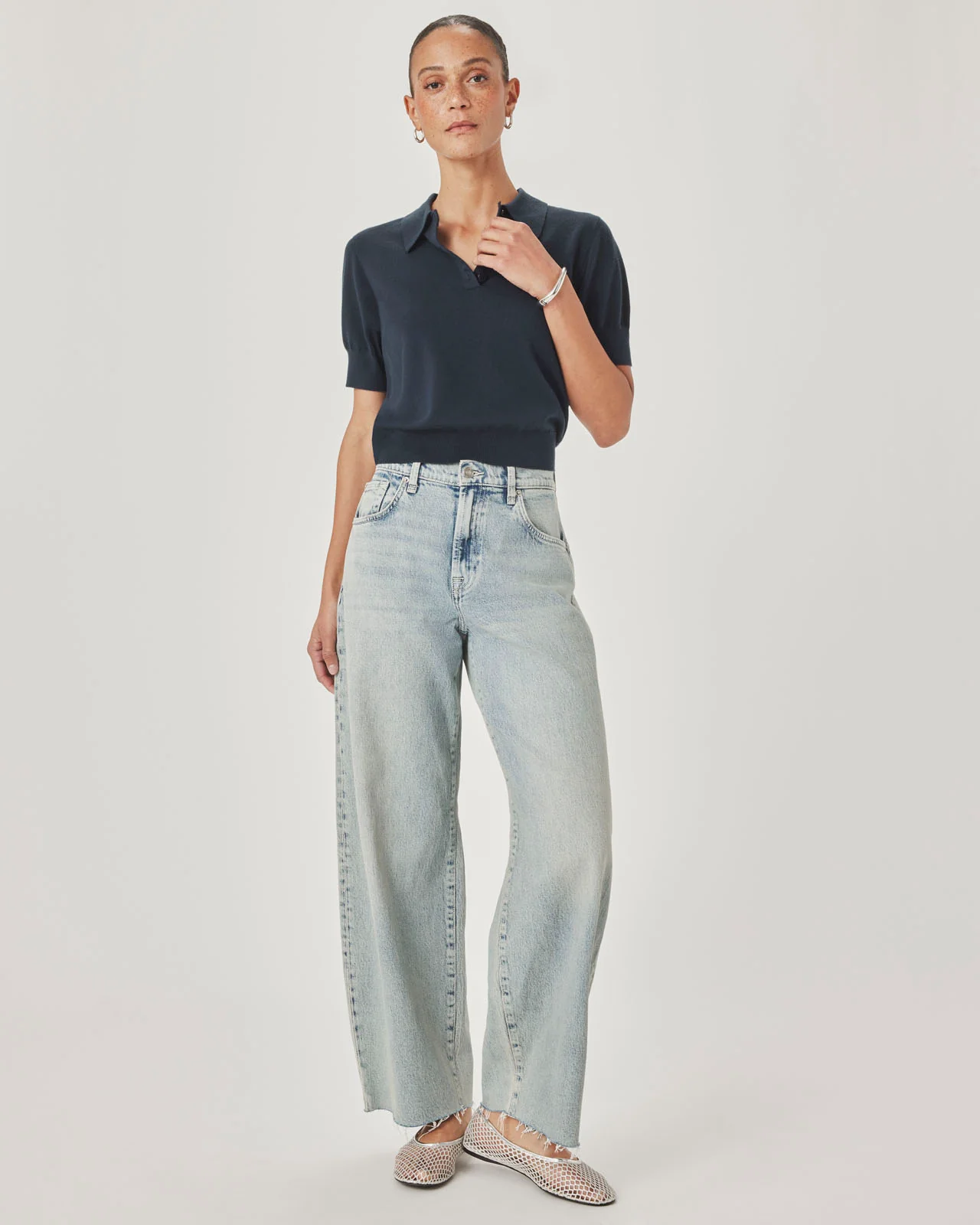 Christa Polo Short Sleeve Sweater - Image 23